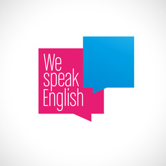 we speak english