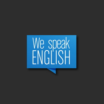 nous parlons anglais
