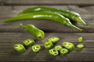 Chopped Fresh green chilli pepper