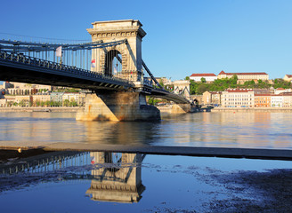 Chain Bridge - Budapest at day
