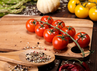 vegetables and spices