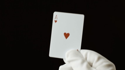 Poker card ace gloves - Powered by Adobe