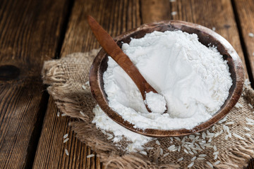 Portion of Rice Flour