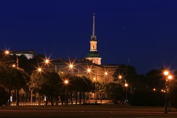 Nigth landscape Moscow