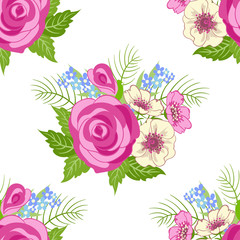 Seamless floral background