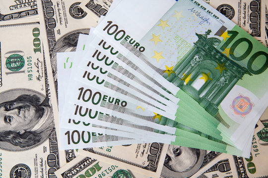 dollars and euro