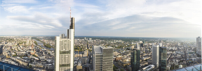 panorama of Frankfurt am Main