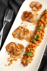 filet mignon en sauce et légumes 6