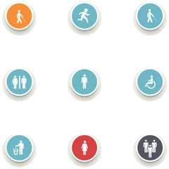 set of medical icons.