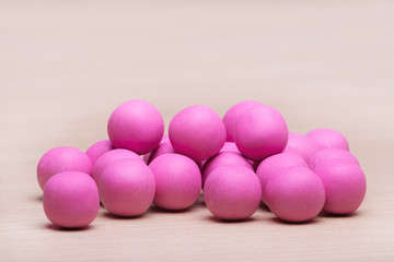 sweet pink candy