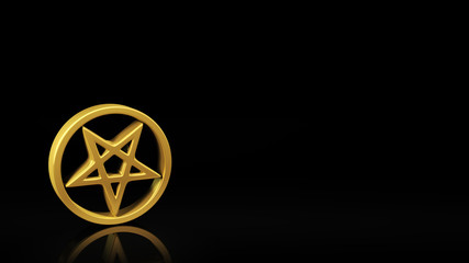 Pentagram black slide