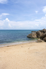 Fototapeta na wymiar Small beach in south of Thailand background