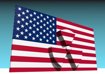 Fototapeta premium atom energy of usa