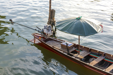 Wooden boat taxi in Thailand