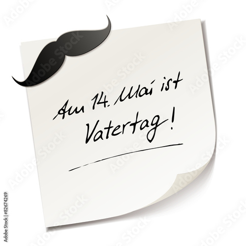 Vatertag 2015 Haftnotiz Stock Image And Royalty Free Vector