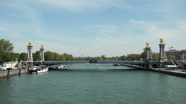 Pont Alexandre III at Paris, France