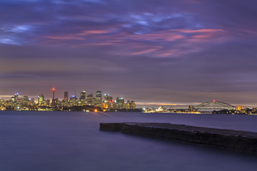 SYdney CBD Bradley Pier Sky