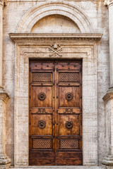 Old church door