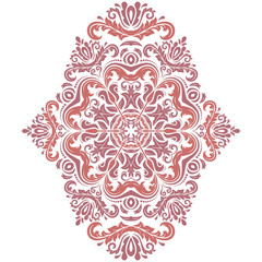 Damask Vector Orient Pattern