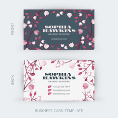 Vector modern creative and clean business card template