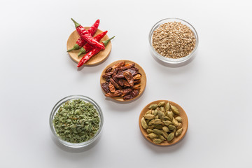 Fototapeta na wymiar spices for cooking