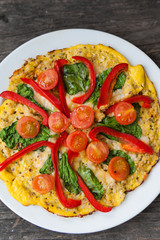 Vegetarian pizza