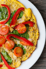 Vegetarian pizza