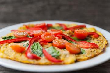Vegetarian pizza