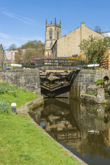 Obraz premium Christ Church, Sowerby Bridge, Calderdale