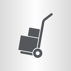 Handle hand truck icon