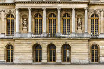 Obraz premium Architectural fragments of famous Versailles palace. Paris.