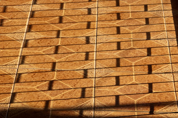 pattern shadow on floor
