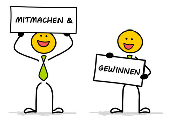 Strichmännchen - Mitmachen und gewinnen