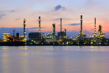 Fototapeta premium Oil refinery in Thailand.
