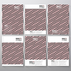 Brochure, flyer or booklet for business, template vector