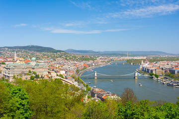 View of Budapest city