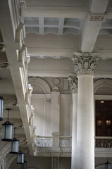 Fototapeta premium Interior columns of the Luz Station in Sao Paulo