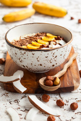 Chocolate Hazelnut Smoothie Bowl