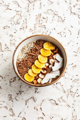 Chocolate Hazelnut Smoothie Bowl