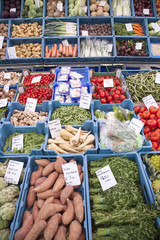 fruit and vegetables on market in the netherlands
