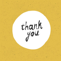 Vintage poster with hand-drawn lettering 