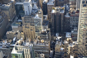 Fototapeta premium vue sur les toits de New-York
