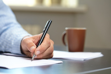 men with pen