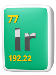 Element Iridium 77