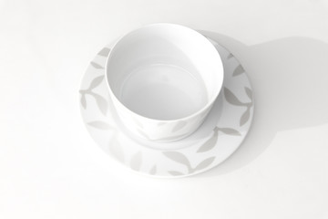 Schüssel und Unterteller