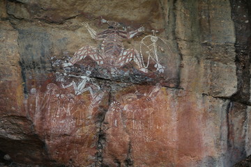 rock art galleries at Kakadu National Park