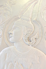 Asian tale figure  on Carve Wall