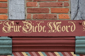 Fachwerkinschrift