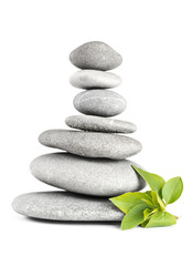 Fototapeta na wymiar Zen pebbles balance. Spa and healthcare concept.