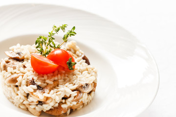 risotto with mushrooms